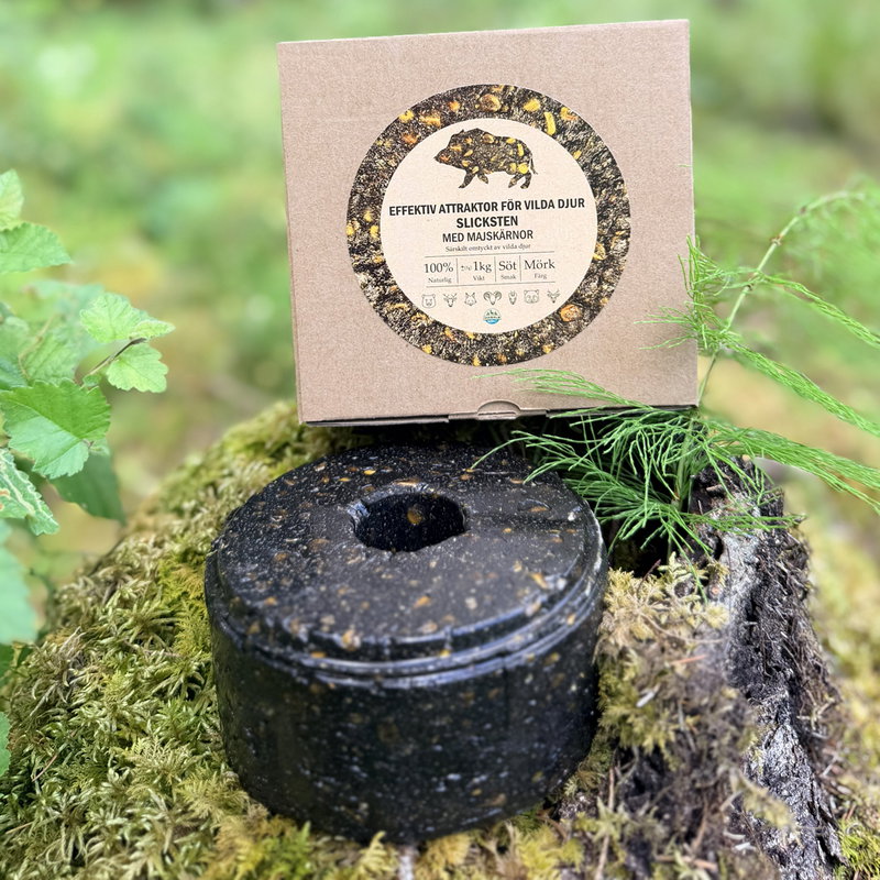 Slicksten svart majs & söt 1 kg