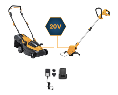 Stiga eldriven gräsklippare + trimmer kit