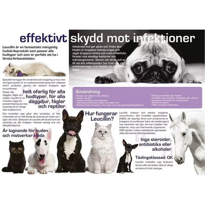 Leucillin – Effektiv, naturlig och säker sårrengöring för hundar Leucillin – Effektiv, naturlig och säker sårrengöring för hundar