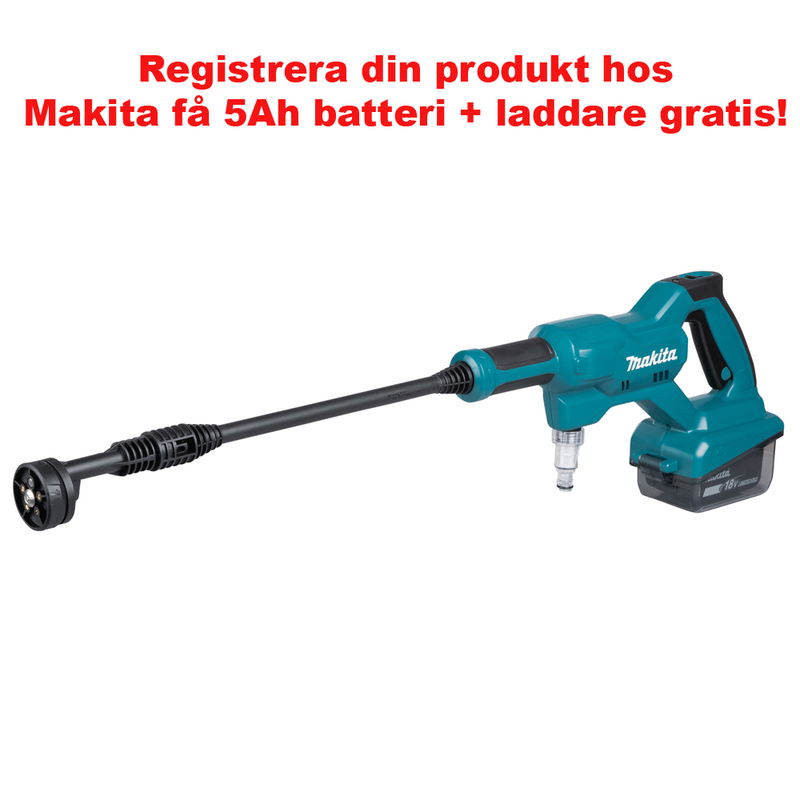 Makita Mellantryckstvätt LXT 18 Volt 24 bar