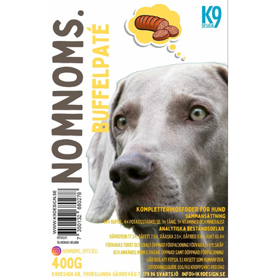 K9 Design Nom Noms Buffelpaté 400 gram