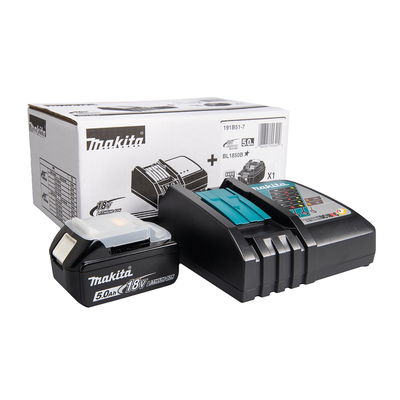 Makita 5Ah batteri + snabbladdare