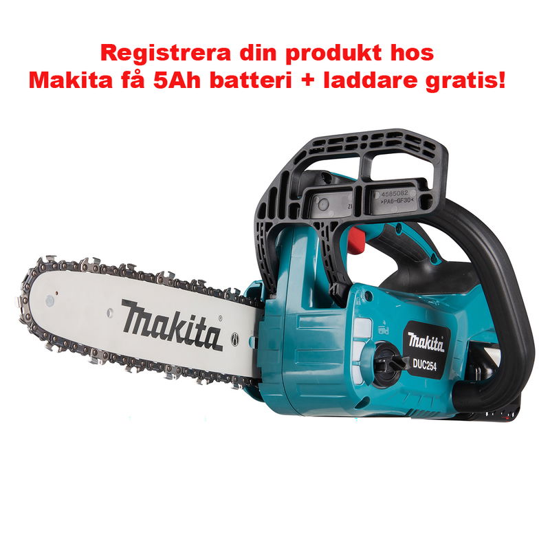 Makita kedjesåg LXT 18 Volt, 10" svärd