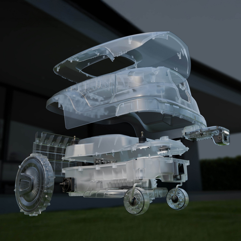 Stiga robotgräsklippare kabelfri HDR kamera A100V, 10 000 kvm