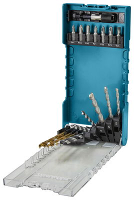 Makita Borr- och skruvbits, 17 pack, PH1-3 / PZ1 - 3 / SL5, HSS-Tin