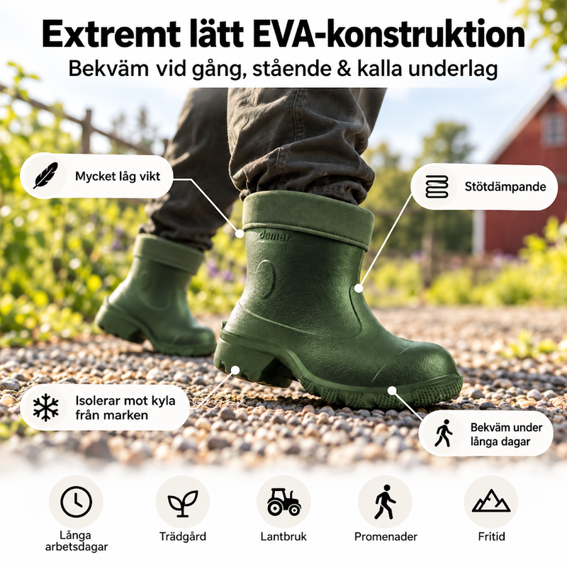 Agro Lux Lowcut – Extremt lätt och smidig unisexstövel i EVA
