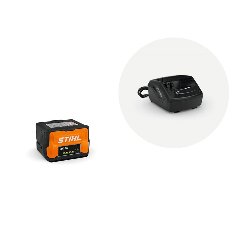 Stihl AK 20 startset – 4,0 Ah batteri och AL 101-laddare för AK-systemet