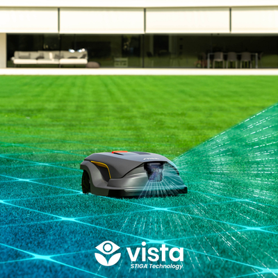 Stiga robotgräsklippare kabelfri HDR kamera A100V, 10 000 kvm