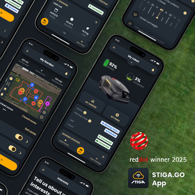 Stiga robotgräsklippare kabelfri HDR kamera A100V, 10 000 kvm