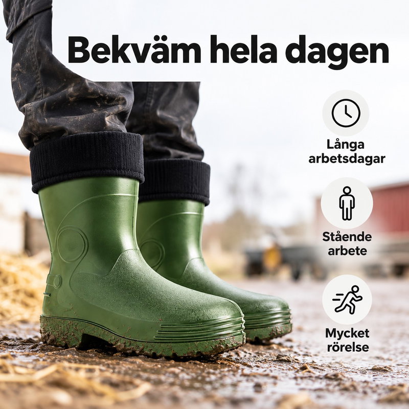 Farmer – arbetsstövlar för både kalla och varma dagar