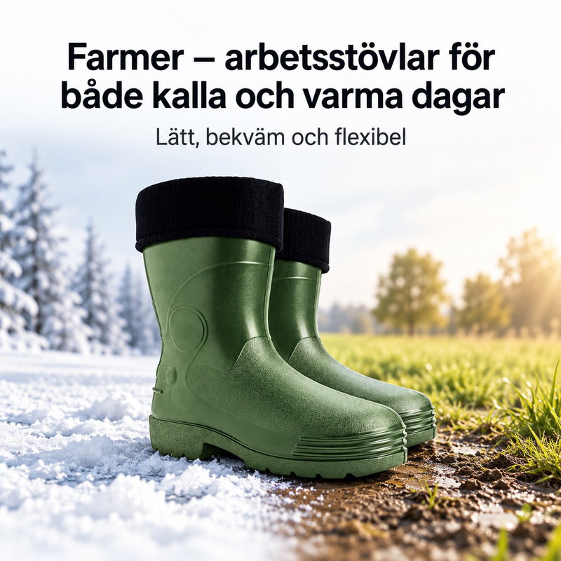 Farmer – arbetsstövlar för både kalla och varma dagar