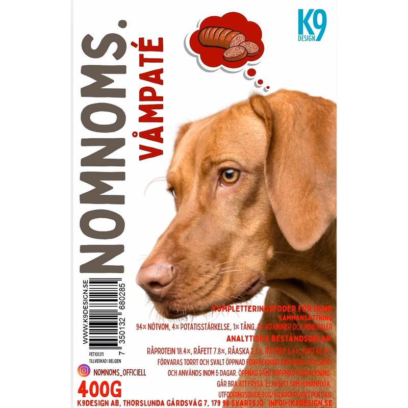K9 Design Nom Noms Våmpaté 400 gram
