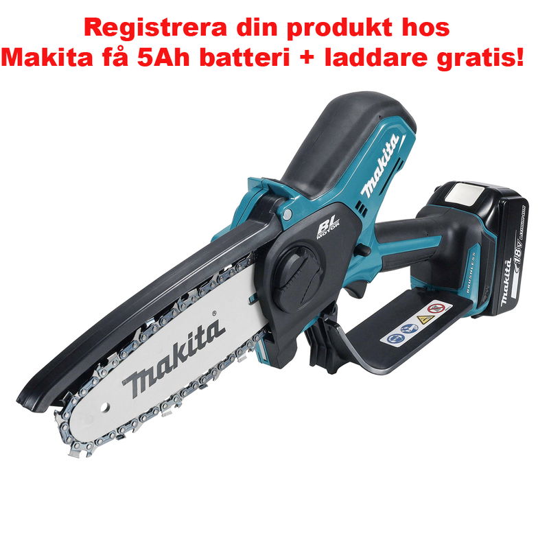 Makita grensåg LXT 18 Volt, 6" svärd
