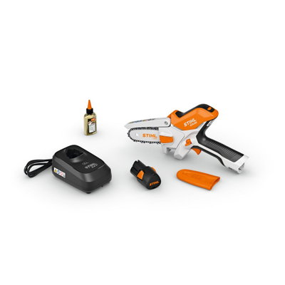 STIHL GTA 20 batteridriven grenkap – komplett set med AS 2-batteri och ALS 31-laddare