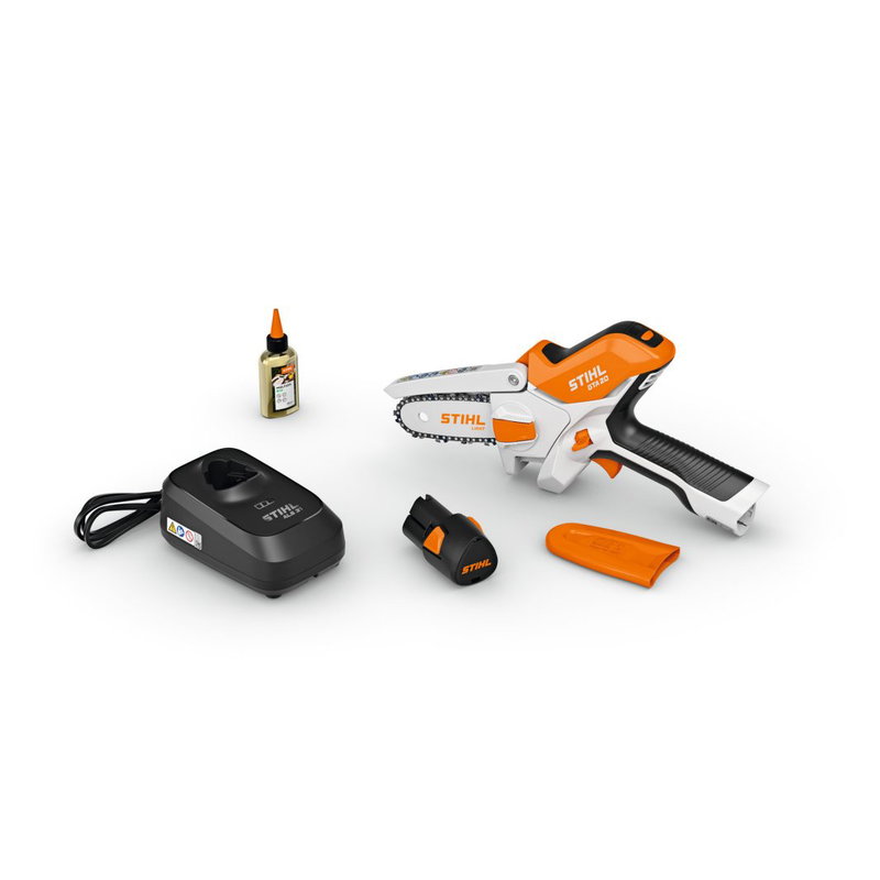 STIHL GTA 20 batteridriven grenkap – komplett set med AS 2-batteri och ALS 31-laddare
