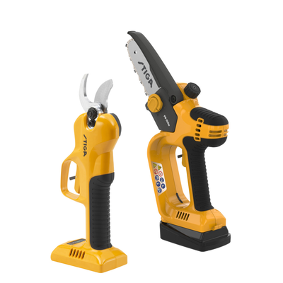 Stiga batteridriven sekatör och såg SP 100e Kit