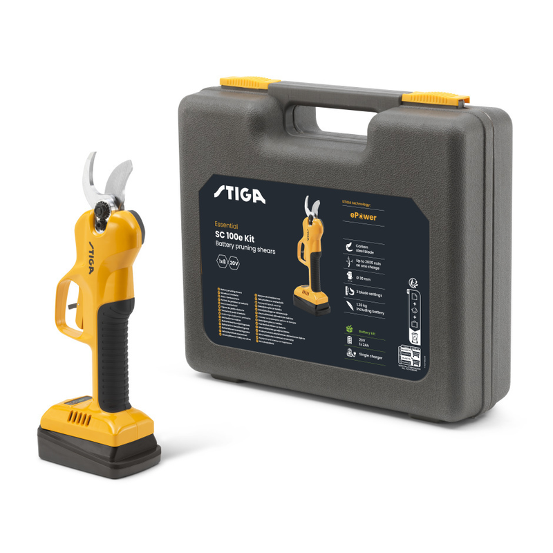 Stiga batteridriven  sekatör SC 100e Kit