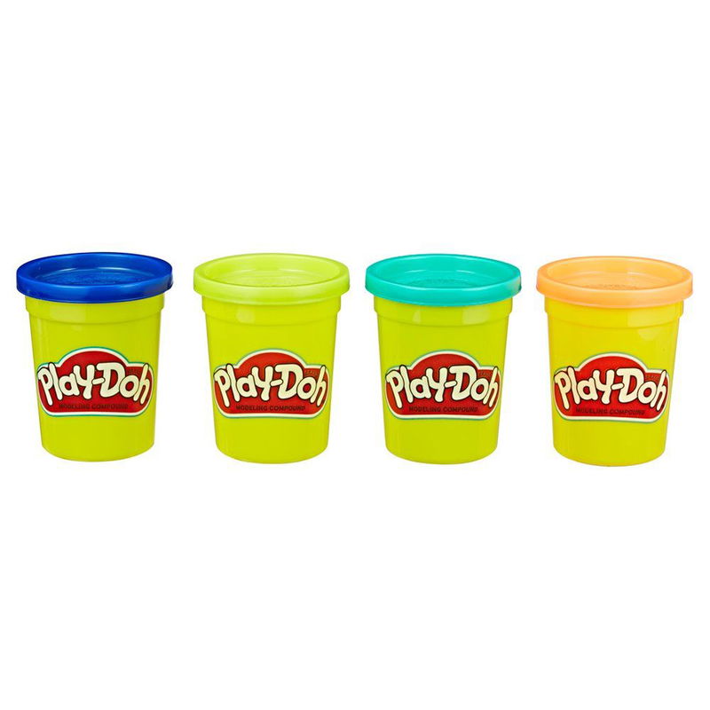 Play-Doh Leklera 4-pack – Skapa, forma och låt fantasin flöda!