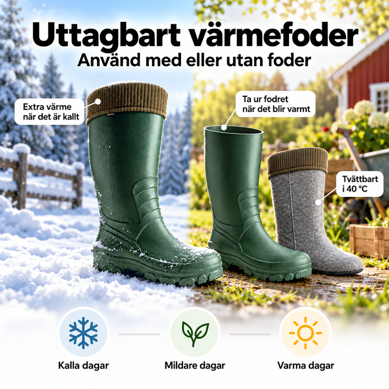 Universal – Extremt lätt unisexstövel med långt skaft