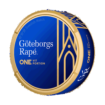 Göteborgs Rapé One Vit Portion höger
