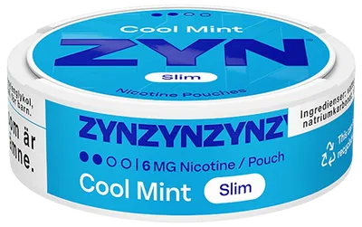 ZYN Cool Mint Ice Slim S2 topp