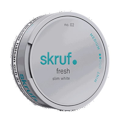 Skruf Fresh No. 2 Slim White Mint Medium