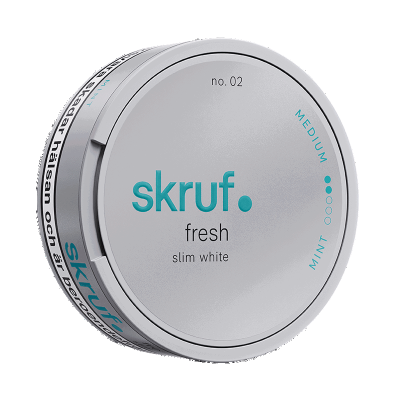 Skruf Fresh No. 2 Slim White Mint Medium