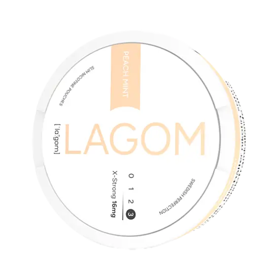 LAGOM Peach Mint X-Strong 16 mg