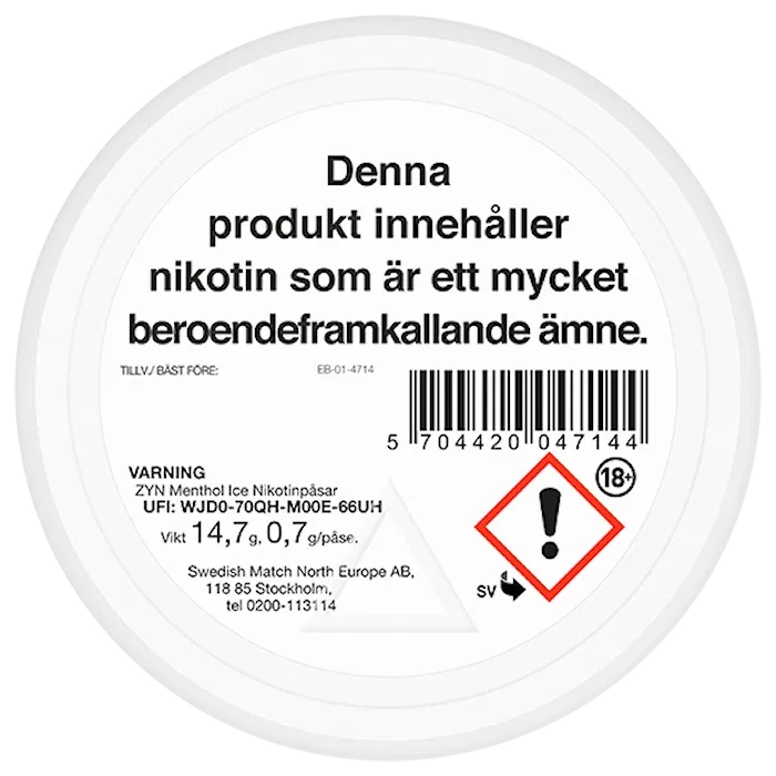 ZYN Menthol Ice Slim S4