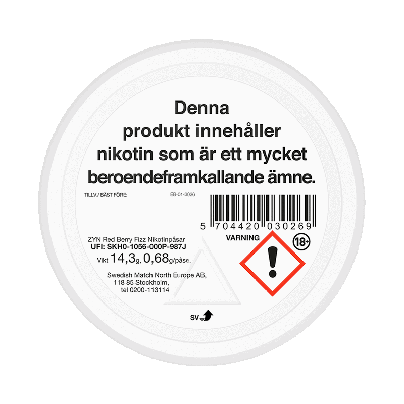 ZYN Red Berry Fizz Slim S2