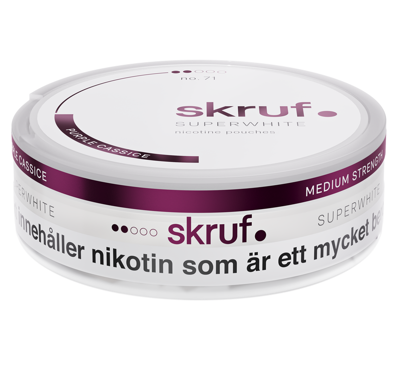Skruf Superwhite No. 71 Purple Cassis