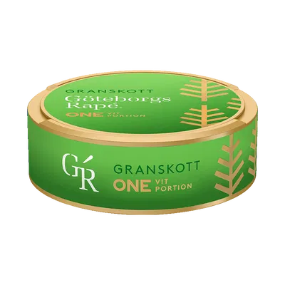 Göteborgs Rapé ONE Granskott Vit Portion