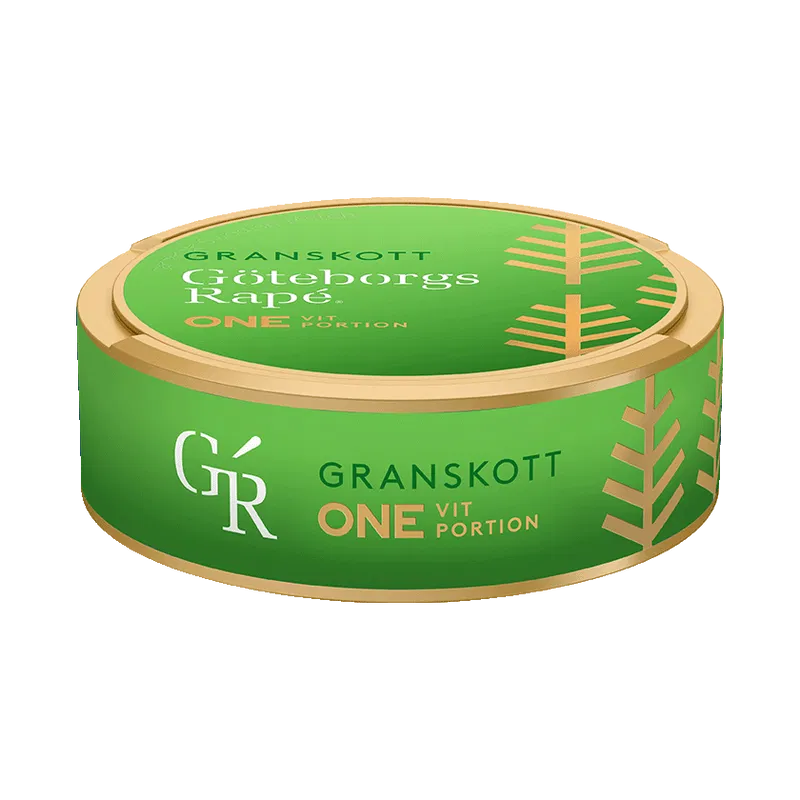 Göteborgs Rapé ONE Granskott Vit Portion
