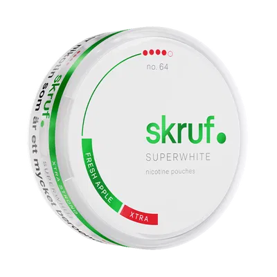 Skruf Superwhite No. 64 Fresh Apple Xtra Strong