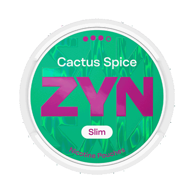 ZYN Cactus Spice Slim Strong fram