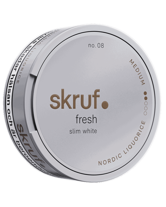Skruf No. 8 Nordic Liquorice Medium
