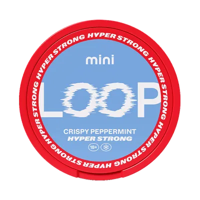 Loop Crispy Peppermint Mini Hyper Strong fram