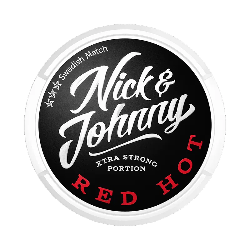 Nick & Johnny Red Hot Extra Strong Portion