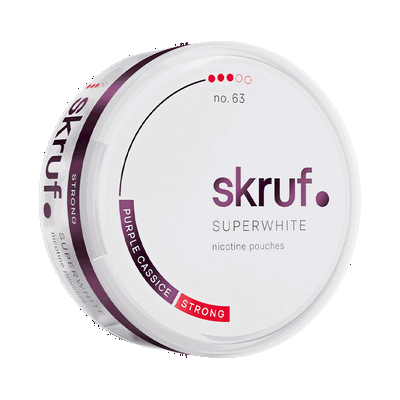 Skruf Superwhite No. 63 Purple Cassis Xtra Strong