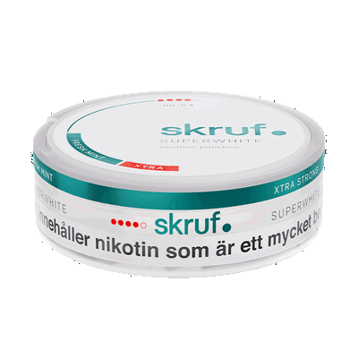Skruf Superwhite No. 54 Fresh Mint Xtra Strong