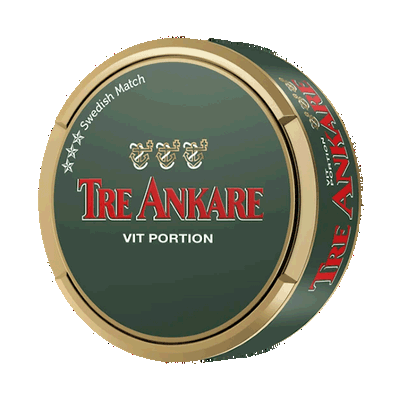 Tre Ankare Vit Portion