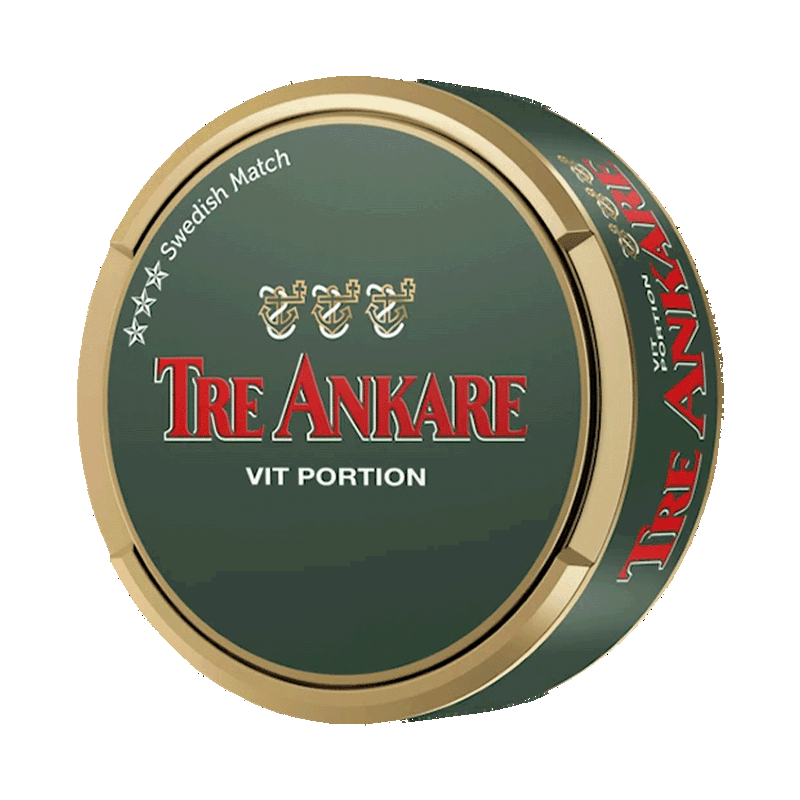 Tre Ankare Vit Portion
