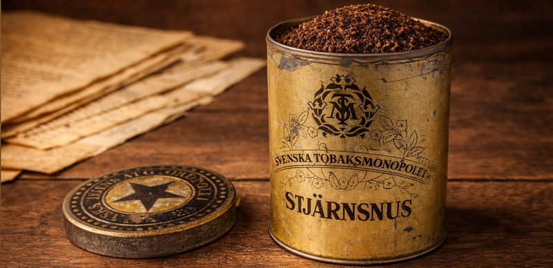 Snusburken – plåtburken som förvarade vardagens snus