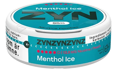 ZYN Menthol Ice Slim Super Strong