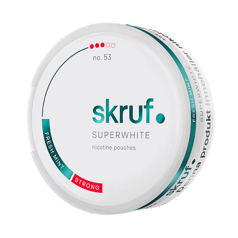 Skruf Superwhite No. 53 Fresh Mint Strong