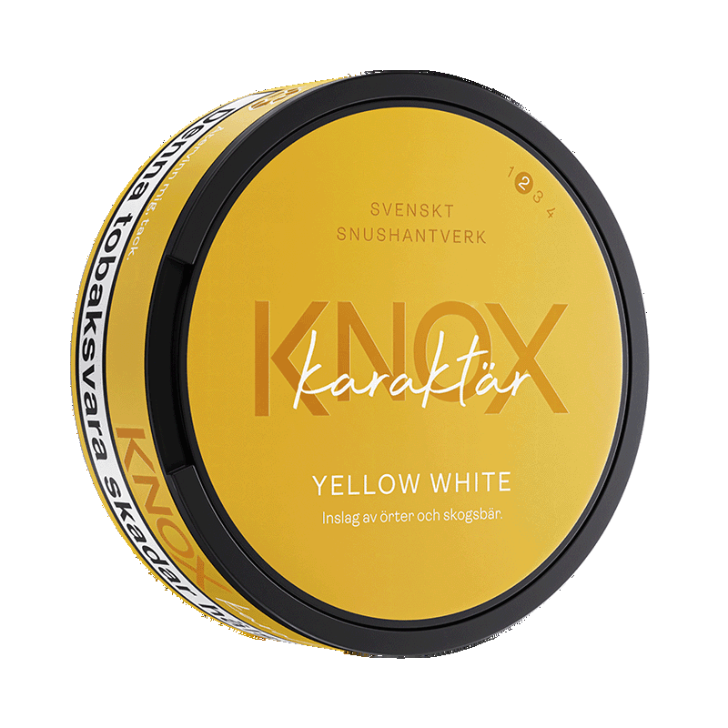 Knox Karaktär Yellow White
