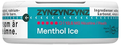 ZYN Menthol Ice Slim Super Strong