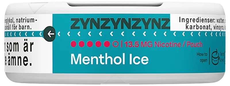 ZYN Menthol Ice Slim Super Strong