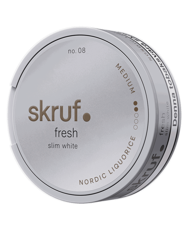 Skruf No. 8 Nordic Liquorice Medium