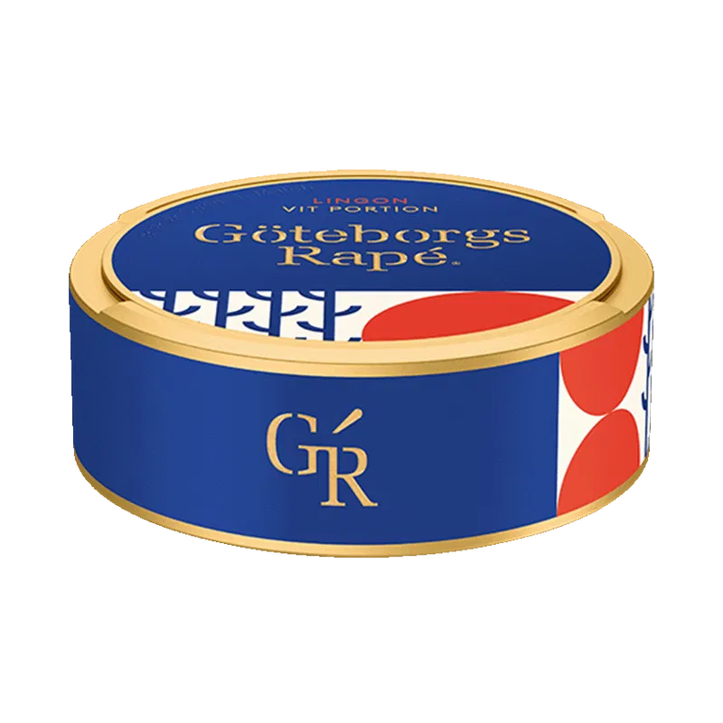 Göteborgs Rapé Lingon Vit Portion